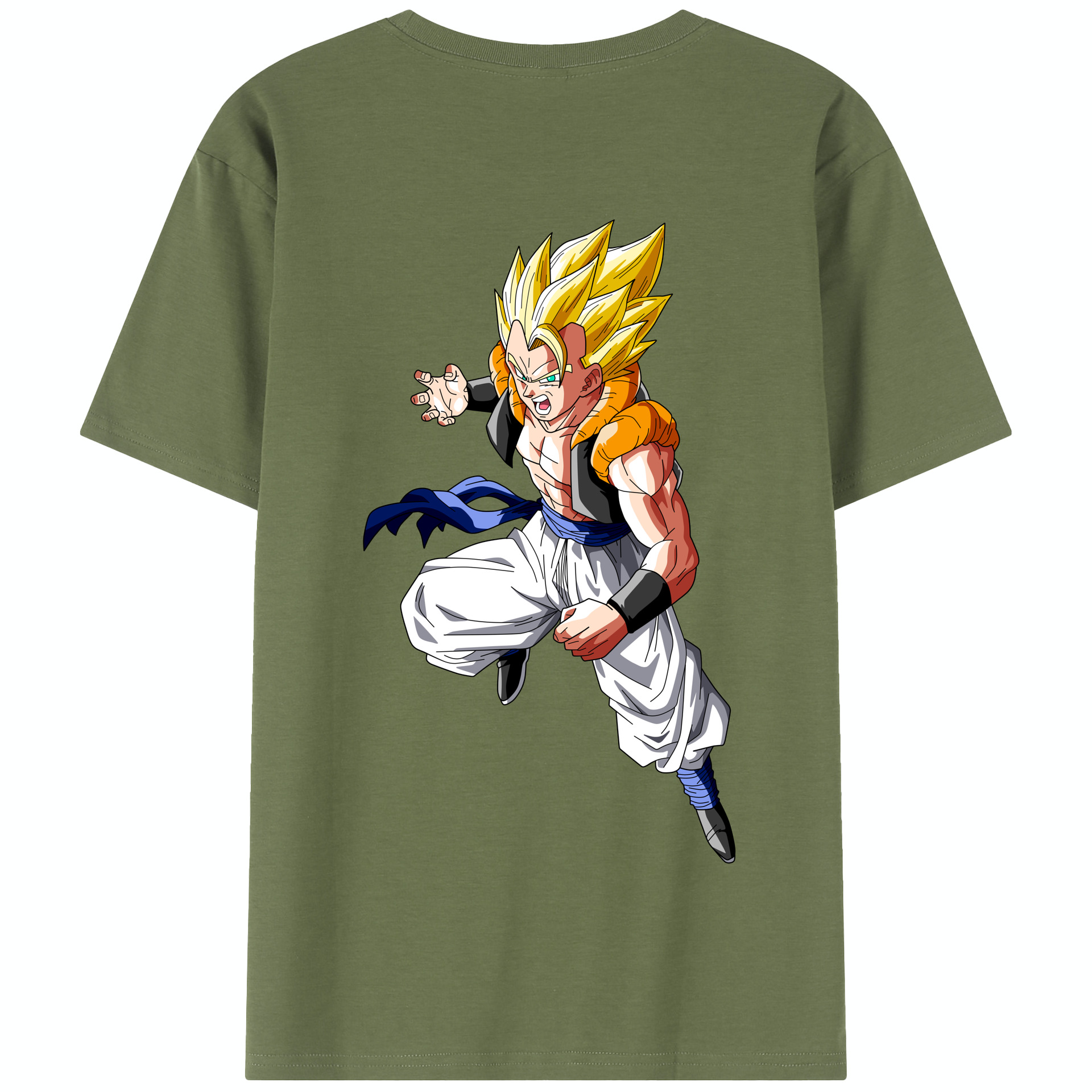 （画像用） ドラゴンボール ベジータ四世（Bejīta Yonsei）DRAGON BALL Vegeta IV 綿100％半袖Tシャツ（背面プリント）